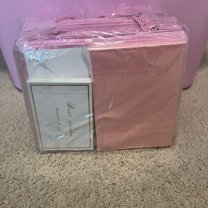 Pink Gift Bags with Cards